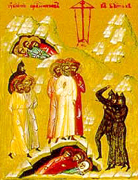 Клеймо с иконы Новомучеников и Исповедников Российских 