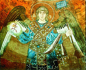 Архангел. Мозаика собора Св. Софии в Киеве. 1043–1046 гг.