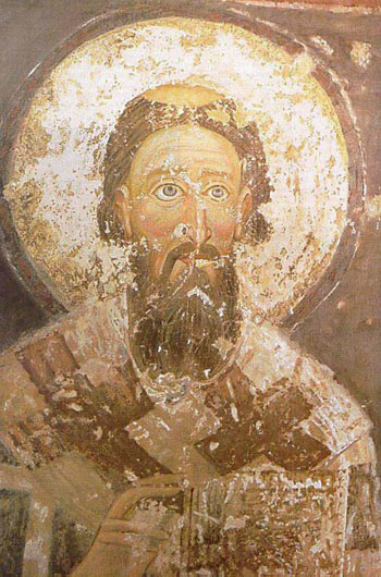 Фреска Святого Саввы из Милешевского монастыря