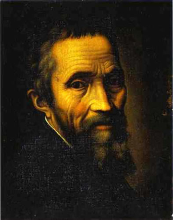 Марцелло Венусти. Портрет Микеланжело Буонарроти