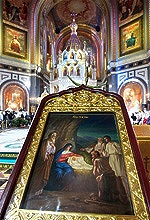 Предстоятель Русской Церкви совершил великую вечерню в Храме Христа Спасителя