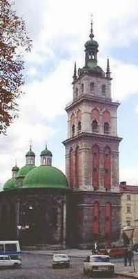 Церковь Успенского Ставропигиального братства во Львове, XVI-XVII вв. Ныне занята раскольниками