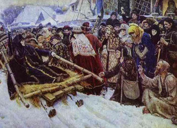 Боярыня Морозова. Худ. В.И. Суриков, 1887 г.