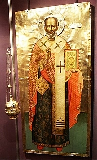 Икона св. Николая, XVII в. ГИМ