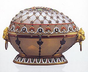 Яйцо «Ренессанс» подарено императором Александром III императрице Марии Федоровне на Пасху 1894 <BR>