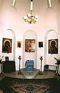 Интерьер Свято-Троицкой часовни при Первом московском хосписе