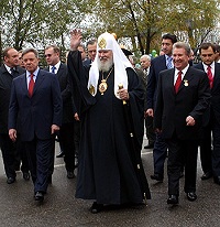Святейший Патриарх посетил художественно-производственное предприятие Русской Православной Церкви «Софрино» и возглавил торжества, посвященные его 25-летию