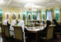 В Москве завершилось первое заседание зимней сессии Священного Синода Русской Православной Церкви