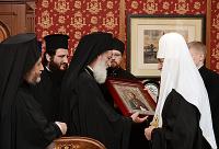Состоялась встреча Святейшего Патриарха Кирилла с делегацией Константинопольского Патриархата