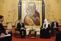 Предстоятель Русской Православной Церкви встретился с Президентом Республики Македония Георге Ивановым