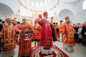 В Неделю 4-ю по Пасхе Предстоятель Русской Церкви совершил освящение столичного храма священномученика Ермогена в Гольянове
