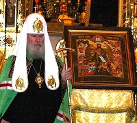 В день Усекновения главы Иоанна Предтечи Святейший Патриарх совершил богослужение в Храме Христа Спасителя