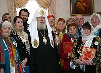 Святейший Патриарх встретился с участниками экспедиции «Славянский ход»