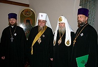 Святейший Патриарх вручил награды Русской Церкви Блаженнейшему Митрополиту Варшавскому и всей Польши Савве и клирикам Польской Православной Церкви