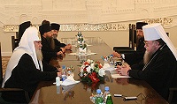 Речь Святейшего Патриарха Московского и всея Руси Алексия на встрече с Блаженнейшим Митрополитом Варшавским и всей Польши Саввой