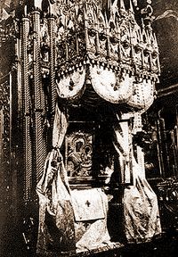 Тихвинская икона Божией Матери. Фото 1910-х гг.