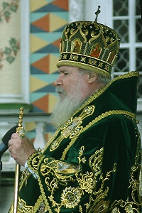 Слово Святейшего Патриарха Алексия с балкона Патриарших покоев Троице-Сергиевой Лавры в день Преставления преподобного Сергия Радонежского