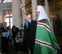 Святейший Патриарх совершил Божественную литургию в храме иконы Божией Матери «Всех скорбящих Радость» на Большой Ордынке