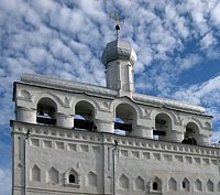 В Великом Новгороде освятили колокол с именами Президента Д.Медведева и Патриарха Кирилла