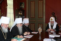 Слово Святейшего Патриарха Алексия на открытии заседания Священного Синода 16 мая 2007 г.