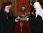 Святейший Патриарх Московский и всея Руси Кирилл встретился с Блаженейшим Папой и Патриархом Александрийским и всей Африки Феодором II