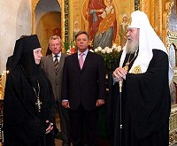 Святейший Патриарх Московский и всея Руси Алексий посетил Свято-Троицкий Ново-Голутвин женский монастырь