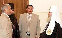 Святейший Патриарх Алексий принял участие в акте подписания соглашения между Нижегородской епархией и администрацией Нижегородской области