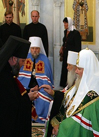 Его Святейшество совершил чин наречения архимандрита Аристарха (Смирнова) во епископа Кемеровского и Новокузнецкого