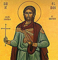 Епископ Сурожский Елисей совершил молебен у гробницы св. Албана, первомученика Британского