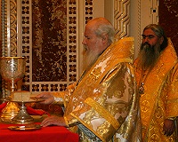 В Неделю мясопустную Святейший Патриарх совершил Божественную литургию в Храме Христа Спасителя