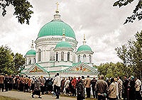 Саровской пустыни передали земельный участок на берегу пруда Борового, который прежде служил пляжем