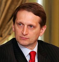 Предстоятель Русской Церкви поздравил главу Администрации Президента РФ С.Е. Нарышкина с 55-летием со дня рождения