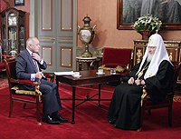 Интервью Святейшего Патриарха Кирилла для программы «Национальный интерес» (телеканал «Россия»)