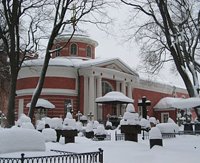 В четверг 1-й седмицы Великого поста Святейший Патриарх молился за утренним богослужением в Донском ставропигиальном монастыре