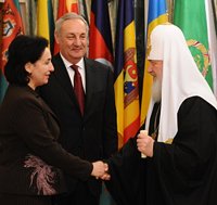 Состоялась встреча Предстоятеля Русской Церкви с Президентом Республики Абхазии