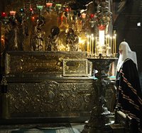 В пятницу 1-й седмицы Великого поста Святейший Патриарх Кирилл совершил Литургию Преждеосвященных Даров в Успенском соборе Троице-Сергиевой лавры