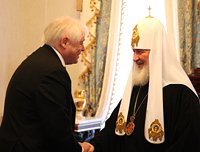 Предстоятель Русской Церкви встретился с уполномоченным по правам человека в Москве