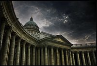 В неделю Крестопоклонную Святейший Патриарх Кирилл совершил Божественную литургию в Казанском соборе Санкт-Петербурга