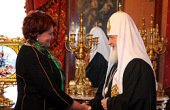 Святейший Патриарх Московский и всея Руси Кирилл встретился с министром сельского хозяйства РФ Е.Б. Скрынник