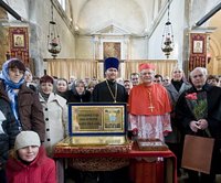 Кардинал-патриарх Венеции посетил русский православный приход святых Жен-мироносиц
