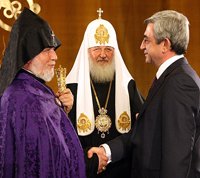 Святейший Патриарх Кирилл: Отношения между Арменией и Россией должны опираться на общие фундаментальные ценности