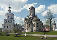 Святейший Патриарх Кирилл совершил утреню Великого четверга в Спасском соборе Спасо-Андроникова монастыря