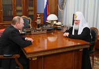 Cостоялась встреча Святейшего Патриарха Кирилла с председателем Правительства России В.В. Путиным