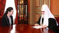 Святейший Патриарх Кирилл принял посла Австрии в России Маргот Клестиль-Леффлер