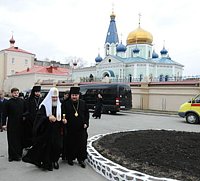 Святейший Патриарх Кирилл посетил Свято-Симеоновский кафедральный собор Челябинска