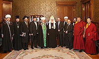 Состоялась встреча Святейшего Патриарха Кирилла с членами президиума Межрелигиозного совета России
