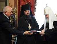 Святейший Патриарх Кирилл встретился с главой Приднестровской Молдавской республики И.Н. Смирновым