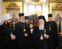 Пребывание Святейшего Патриарха Варфоломея в Москве завершилось посещением храма в честь иконы Божией Матери «Всех скорбящих Радость» на Ордынке