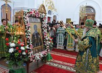 Митрополит Минский и Слуцкий Филарет возглавил торжества, посвященные 100-летию перенесения мощей преподобной Евфросинии Полоцкой