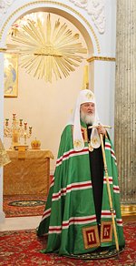 Слово Святейшего Патриарха Кирилла после Божественной литургии в храме Троицы Живоначальной при б. Шереметевском странноприимном доме